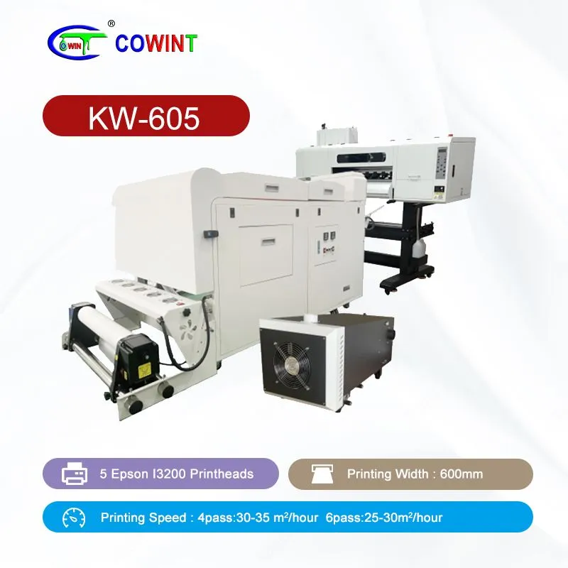 KW -605 5 Epson prinstheads DTF -skriver
